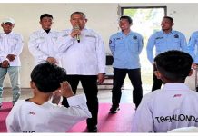 611 Taekwondoin Ikuti UKT Geup 2 Kota Padang, Mursalim: Sabuk Naik, Karakter Juga Harus Naik